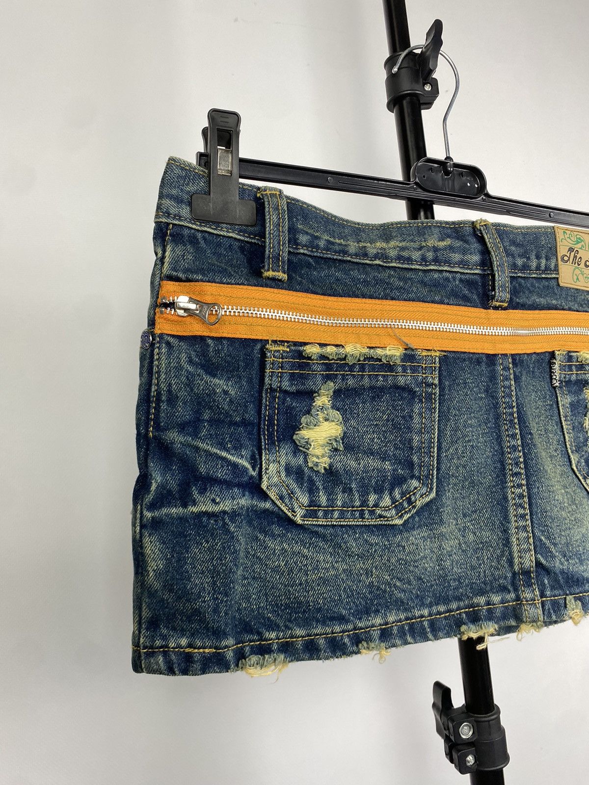 Japanese Brand Vintage Y2K Japanese Zip Retro Mini Skirt 90s Style Size 30" / US 8 / IT 44 - 5 Thumbnail