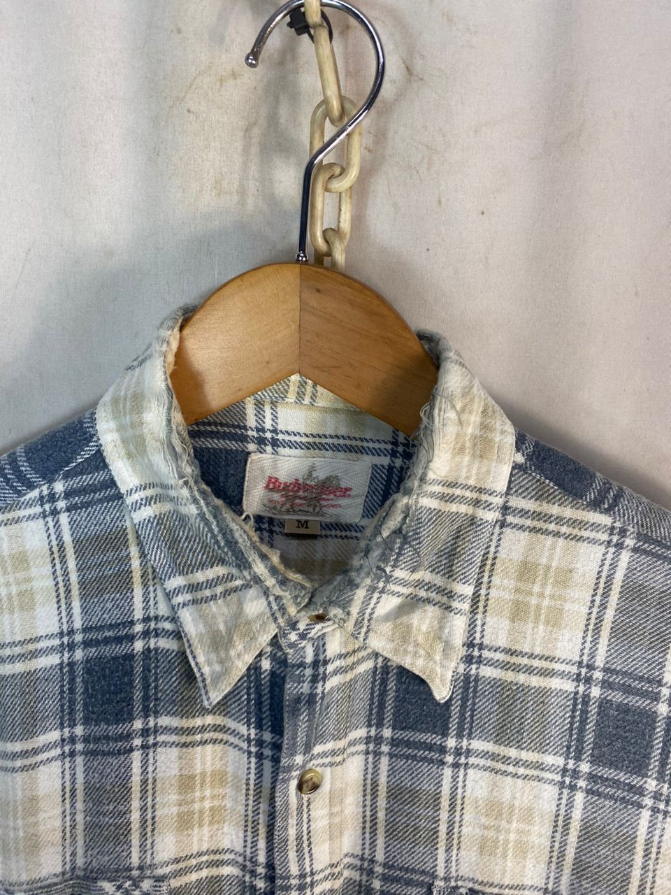 Budweiser × Flannel Budweiser button up flannel shirt Size US M / EU 48-50 / 2 - 5 Thumbnail