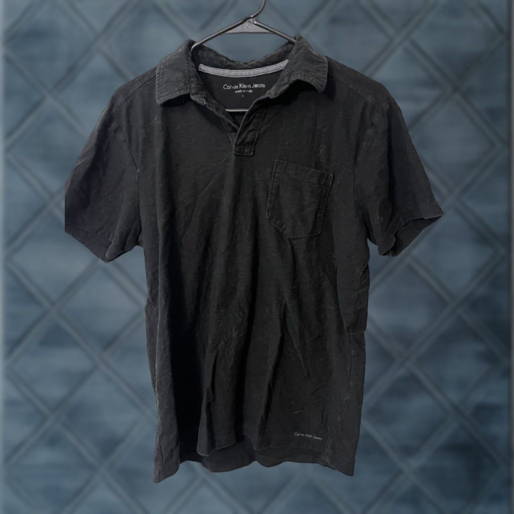 Calvin Klein VINTAGE CALVIN KLEIN POLO Shirt Mens Small Short Sleeve White Black Pocket Size US S / EU 44-46 / 1 - 1 Thumbnail