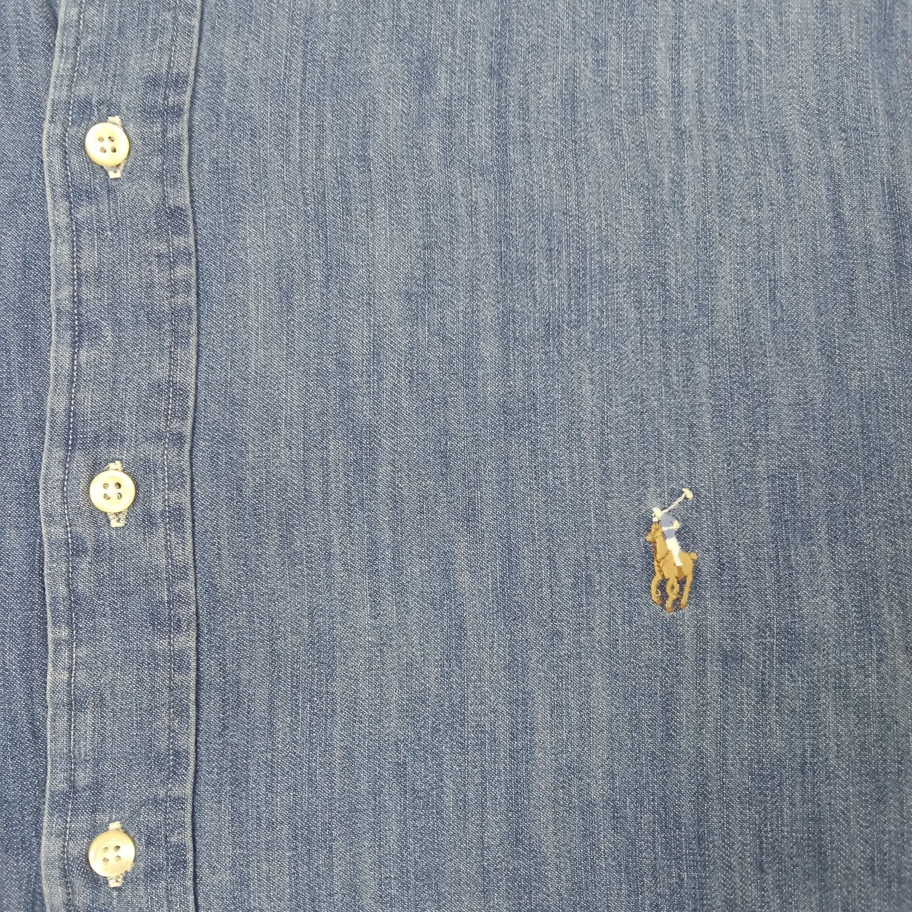 Polo Ralph Lauren Ralph Lauren American Brand Denim Shirt Button Up C223N33 Size US XXL / EU 58 / 5 - 3 Thumbnail