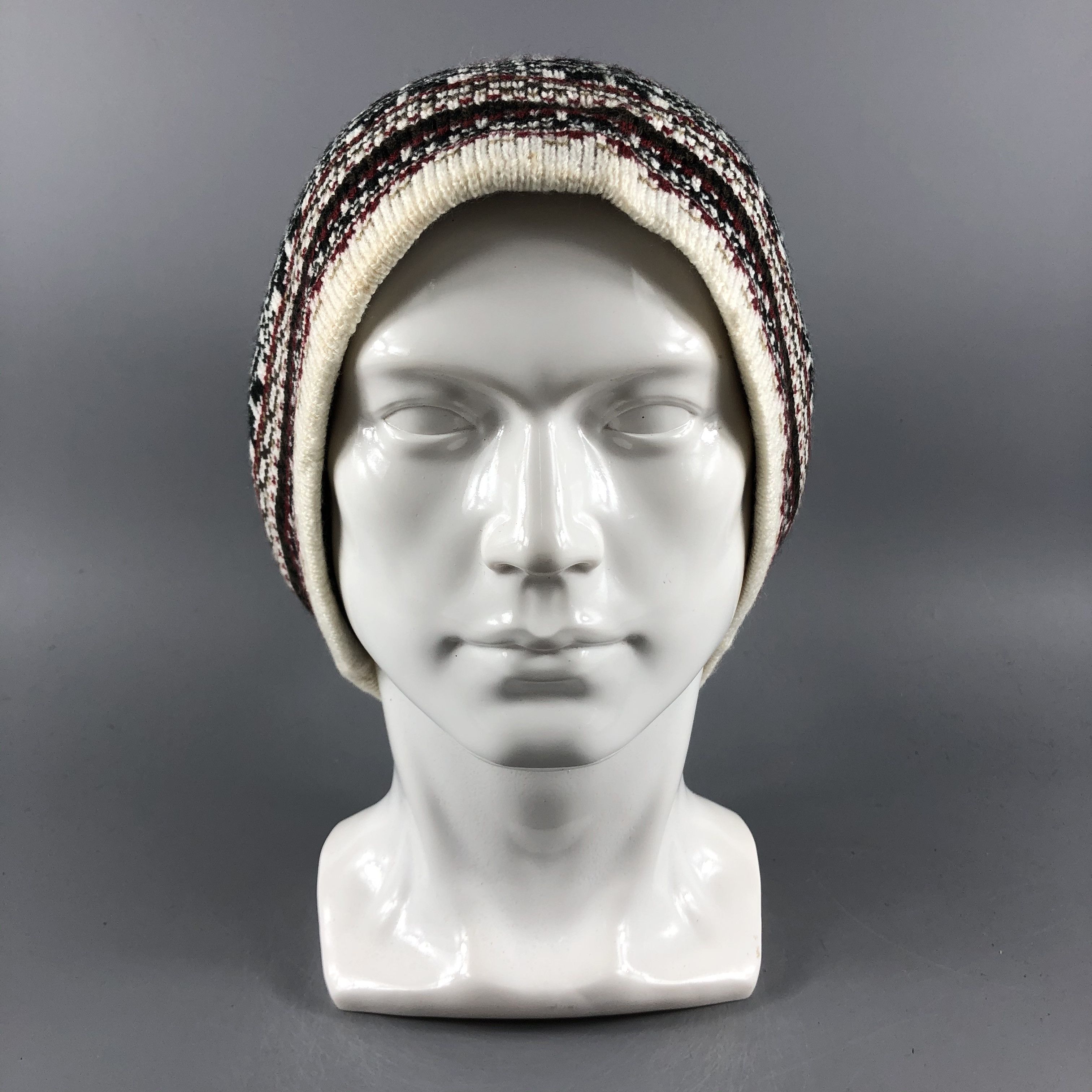 image of Vintage Hats Hang Over Beanie Fair Isle Snow Cap B497, Men's