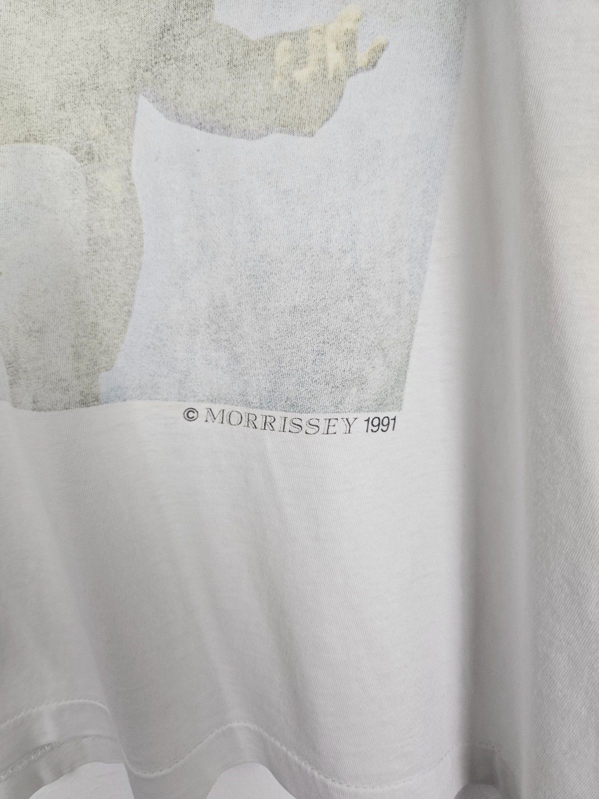 Band Tees Vintage 90s 1991 Morrissey Kill Uncle/Football tee shirt Size US L / EU 52-54 / 3 - 3 Thumbnail