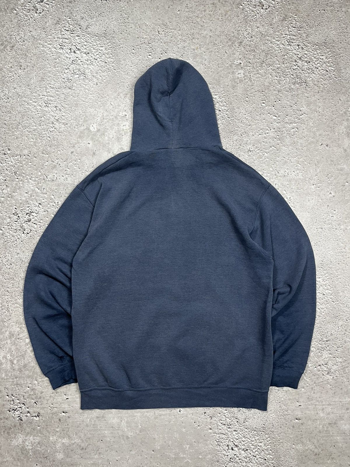 Fruit Of The Loom Distressed Baggy Blank Fruit of the Loom Hoodie Sweatshirt Size US L / EU 52-54 / 3 - 11 Thumbnail