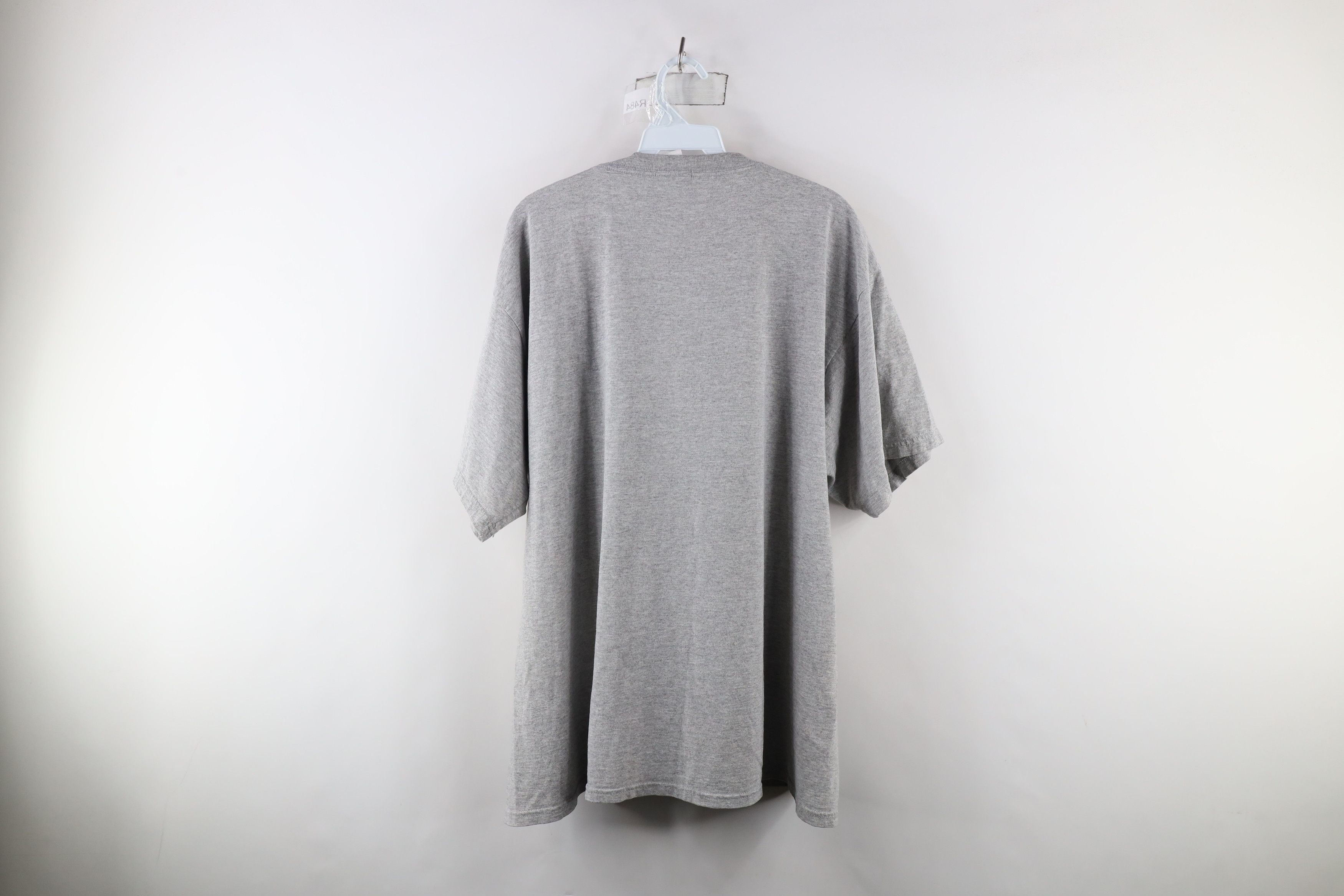 Vintage Vintage 90s University of Michigan Short Sleeve T-Shirt Gray Size US XL / EU 56 / 4 - 9 Thumbnail