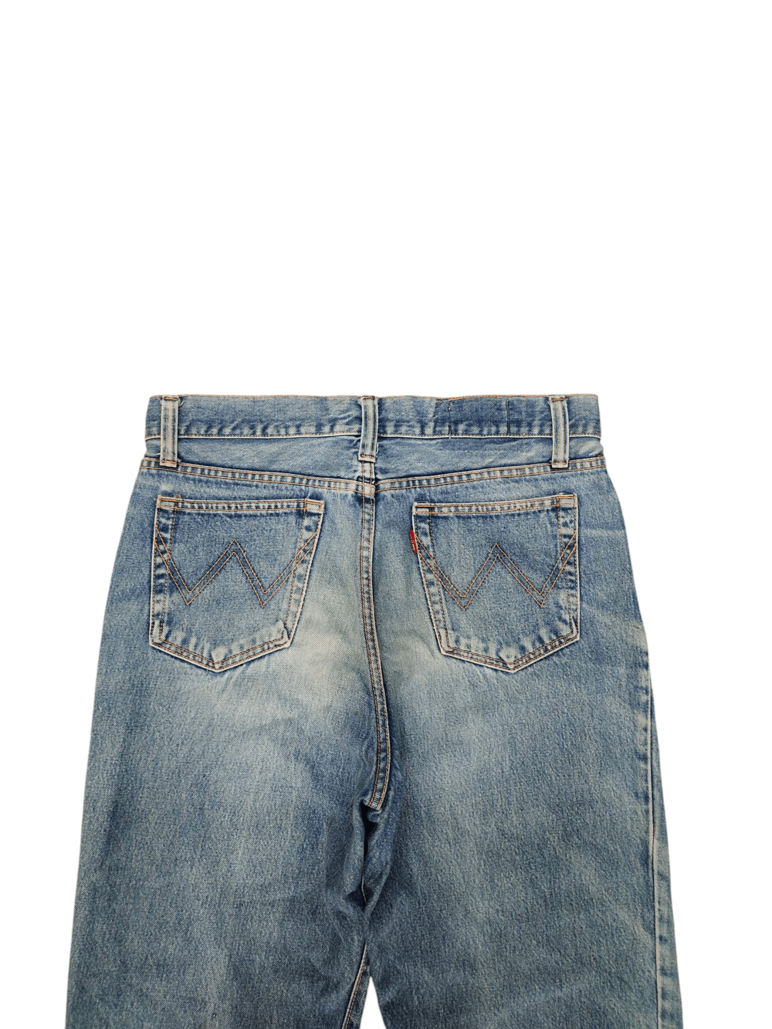 Number (N)ine × Undercover Vintage 80s Edwin Clawmark Distress Faded Denim Jeans Size US 32 / EU 48 - 6 Thumbnail