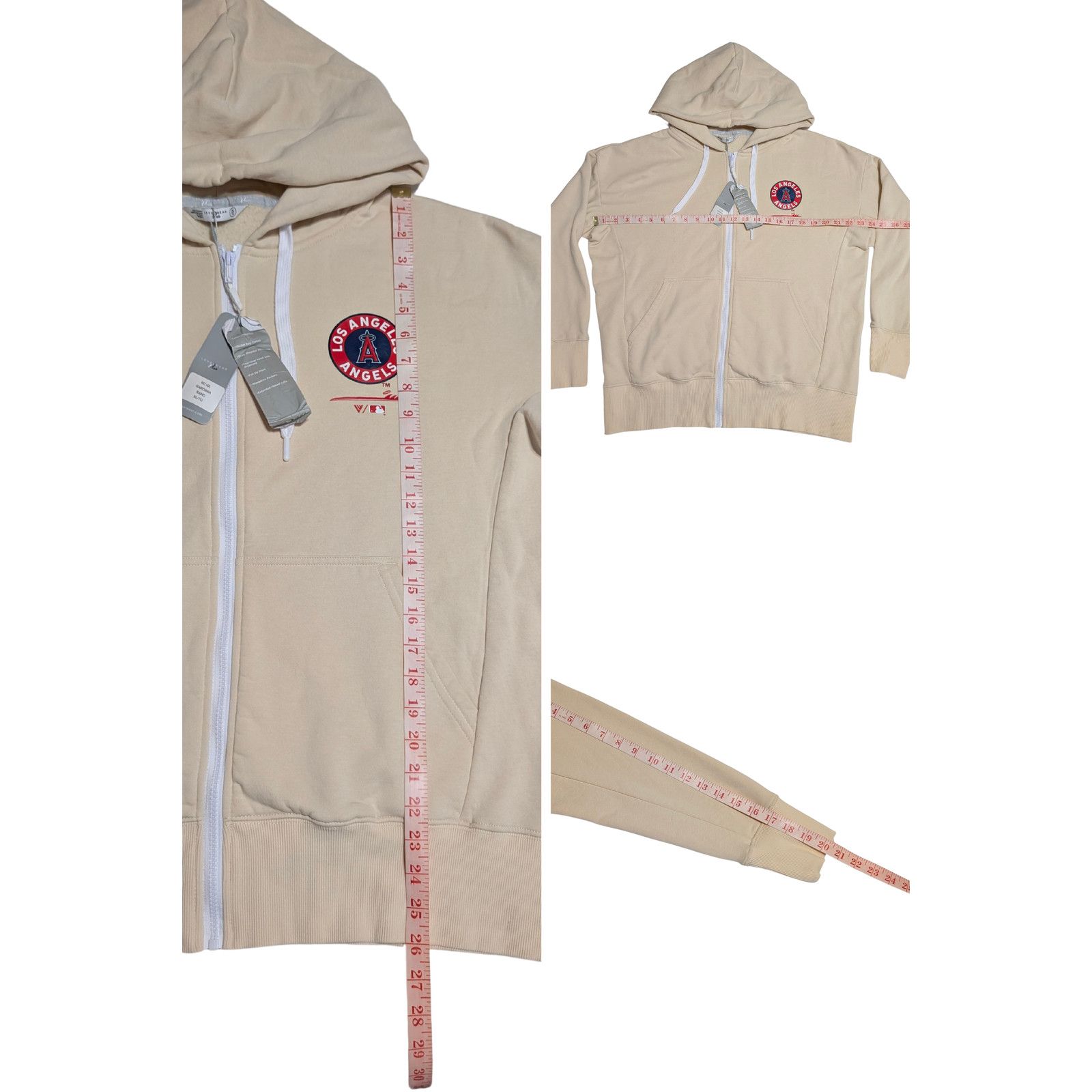 Other Levelwear Los Angeles Angels Gardinia Sand Baseline Hoodie Size XL / US 12-14 / IT 48-50 - 7 Thumbnail