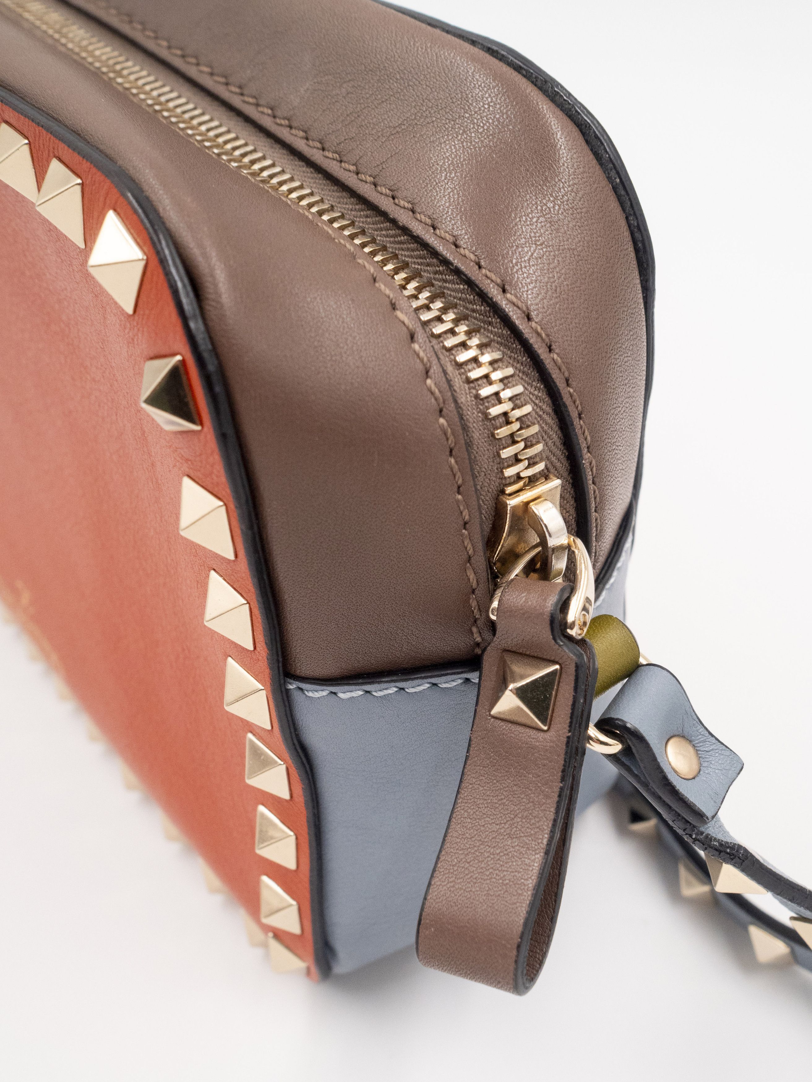 Valentino Dusty Orange Rockstud Camera Bag Size ONE SIZE - 7 Thumbnail