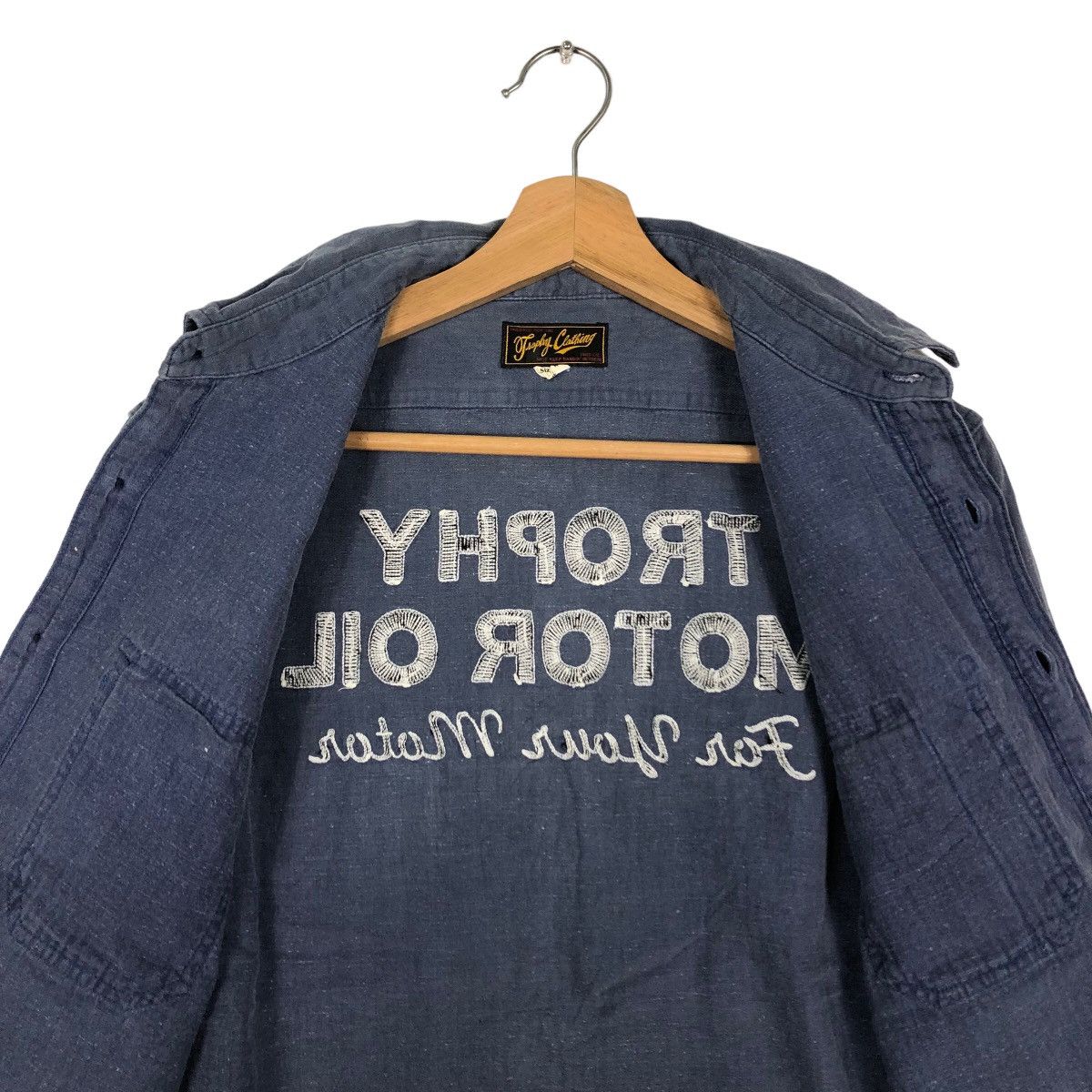Japanese Brand 🔥90’s Vintage Work Jacket Racing Wear Trophy Motor Oil Size US M / EU 48-50 / 2 - 11 Thumbnail