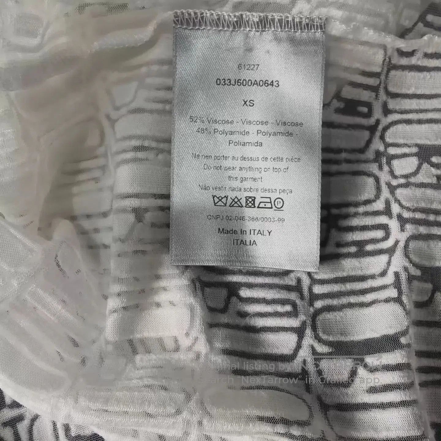 Dior White Short. Size US XS / EU 42 / 0 - 4 Thumbnail