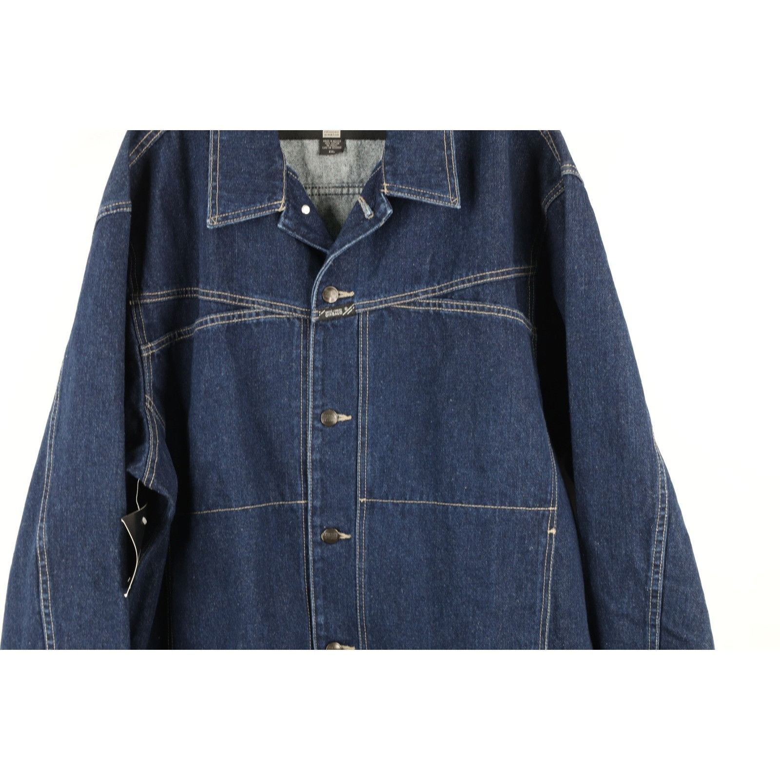 Marithe + Francois Girbaud × Vintage NOS Vintage 90s Marithe Francois Girbaud Denim Jacket Size US XXL / EU 58 / 5 - 3 Thumbnail