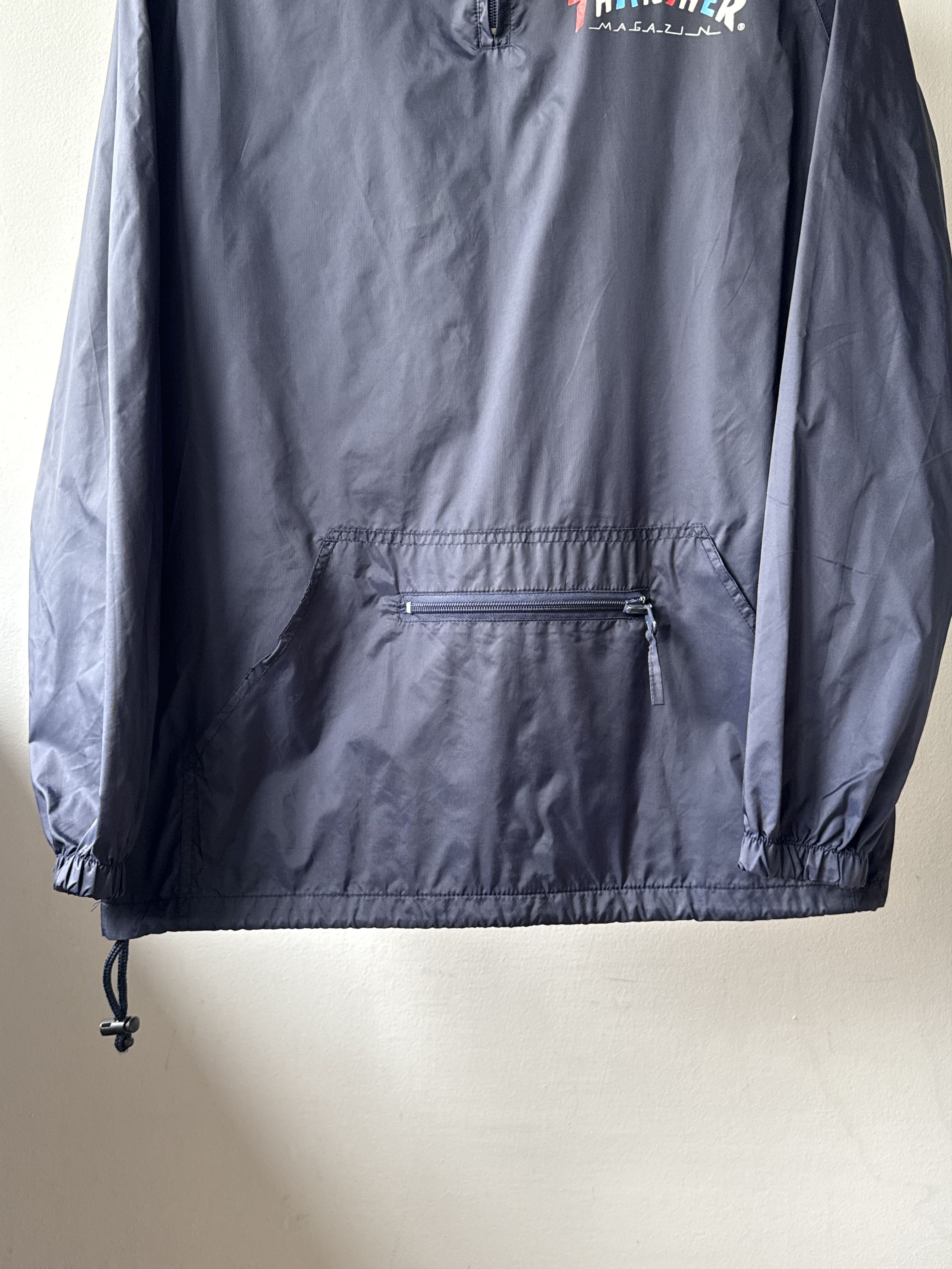 Parra × Thrasher 2017 Thrasher x Parra "Copie" Knock Off Navy Anorak Jacket Size US M / EU 48-50 / 2 - 5 Thumbnail