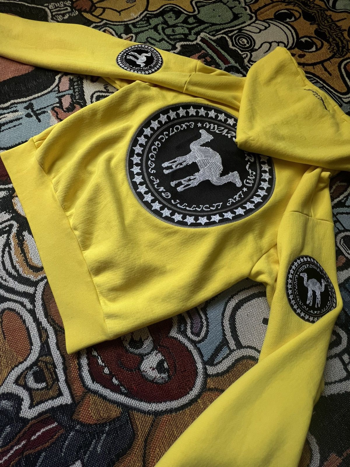 Designer × Japanese Brand × murd333r.fm Murd333r.Fm ‘🎫Yellow🎫’ (Swamp Angels) 🦟Hoodie Size US S / EU 44-46 / 1 - 13 Thumbnail