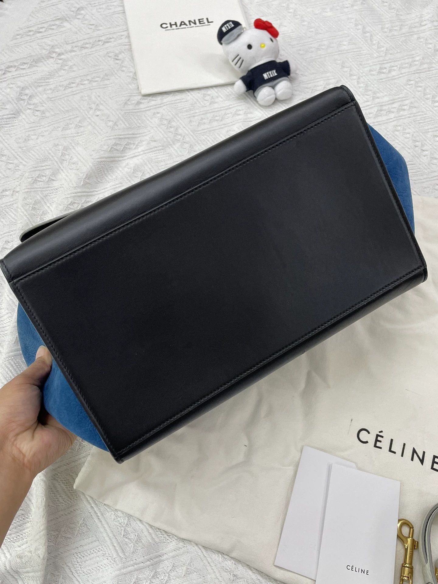 Celine Celine Color Blocked Trapeze Bag w/ Dust, Strap, Manual Size ONE SIZE - 3 Thumbnail