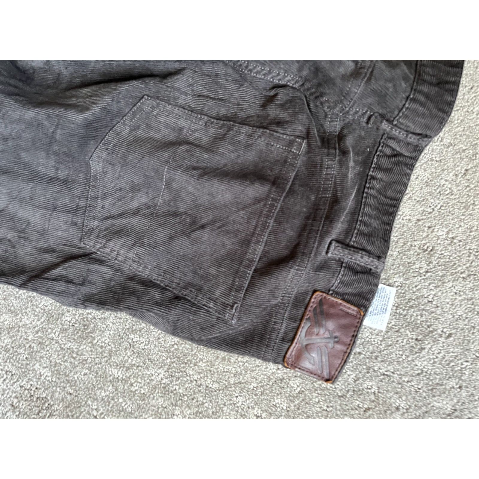 Dockers DOCKERS Straight Fit Corduroy Pants Black Classic Men’s 38W x 34L Size US 38 / EU 54 - 3 Thumbnail