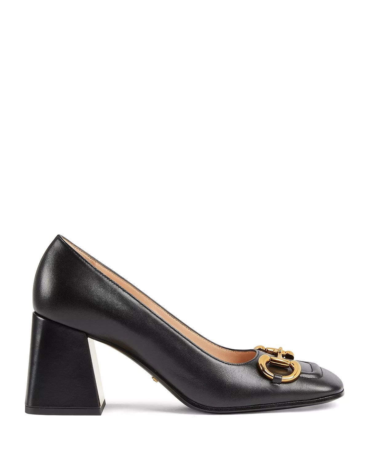 Gucci o1s1wg110225 Mid-heels Pumps With Horsebit in Black Size US 11 / IT 41 - 2 Thumbnail