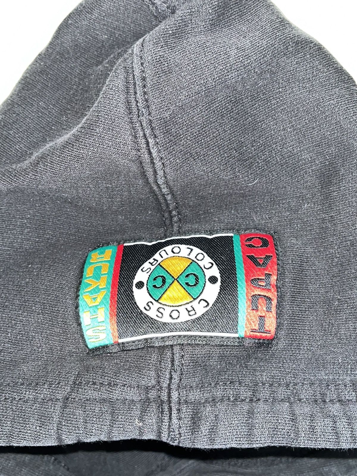 Vintage Crazy Y2K Faded Thrashed ERD Baggy Skater Tupac Rap Hoodie Size US L / EU 52-54 / 3 - 4 Thumbnail