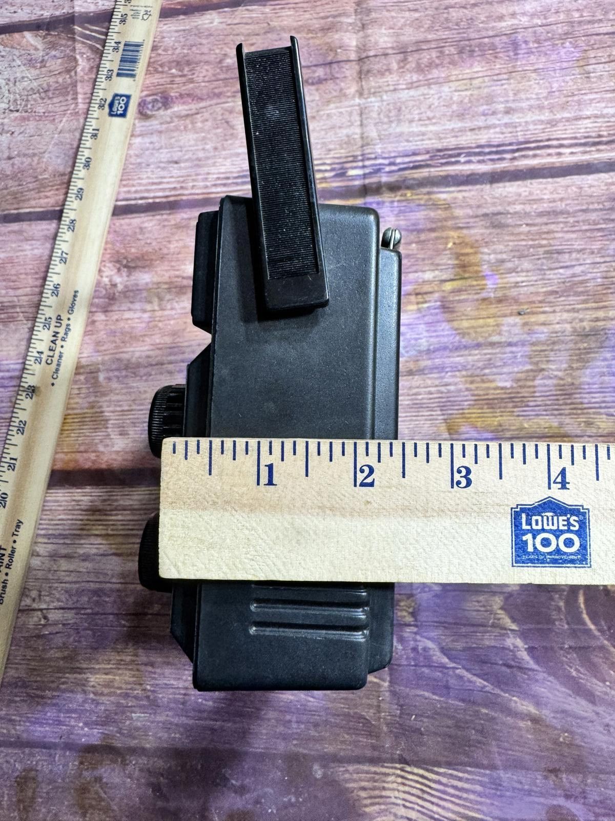 Designer Magnavox 270 Vintage AM/FM Radio Black Retro Works Battery Size ONE SIZE - 12 Thumbnail