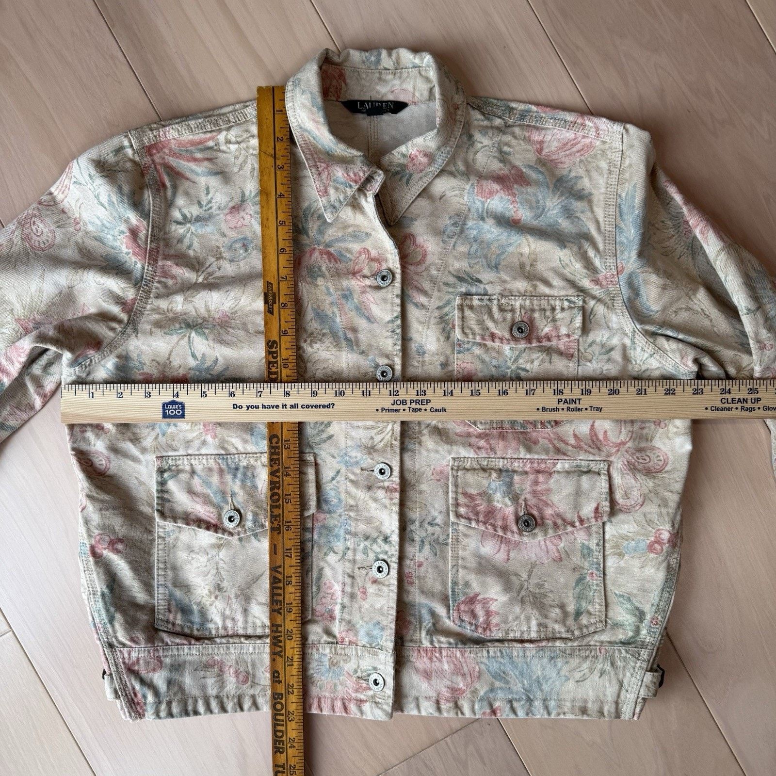 Lauren Ralph Lauren Lauren Ralph Lauren Denim Trucker Jacket Women's XL Multi Size XL / US 12-14 / IT 48-50 - 3 Thumbnail