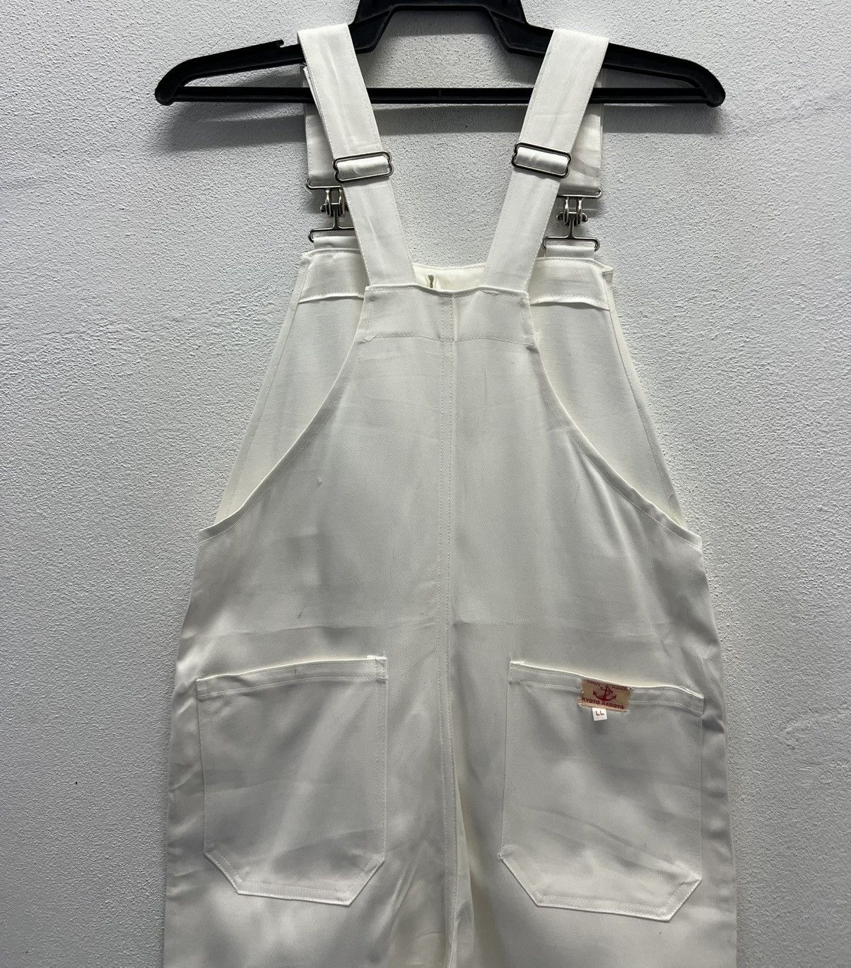 Japanese Brand VINTAGE JAPANESE BRAND TRADE MARK KYOTO KADOYA WHITE OVERALL Size US 36 / EU 52 - 4 Thumbnail