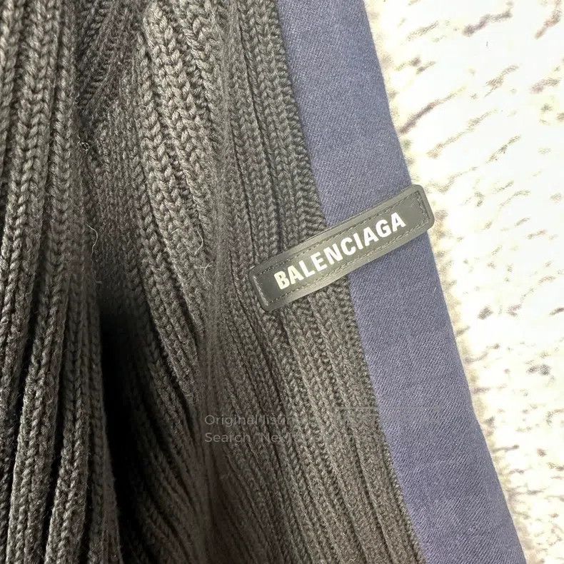 Balenciaga Balenciaga Patchwork flannel knitted sweater Size US M / EU 48-50 / 2 - 4 Thumbnail