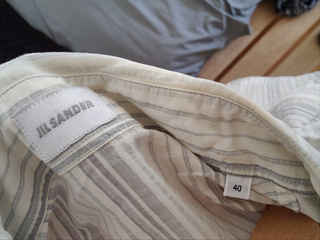 Jil Sander Jil Sander Stripe Short Sleeve shirts Size US XXS / EU 40 - 4 Thumbnail