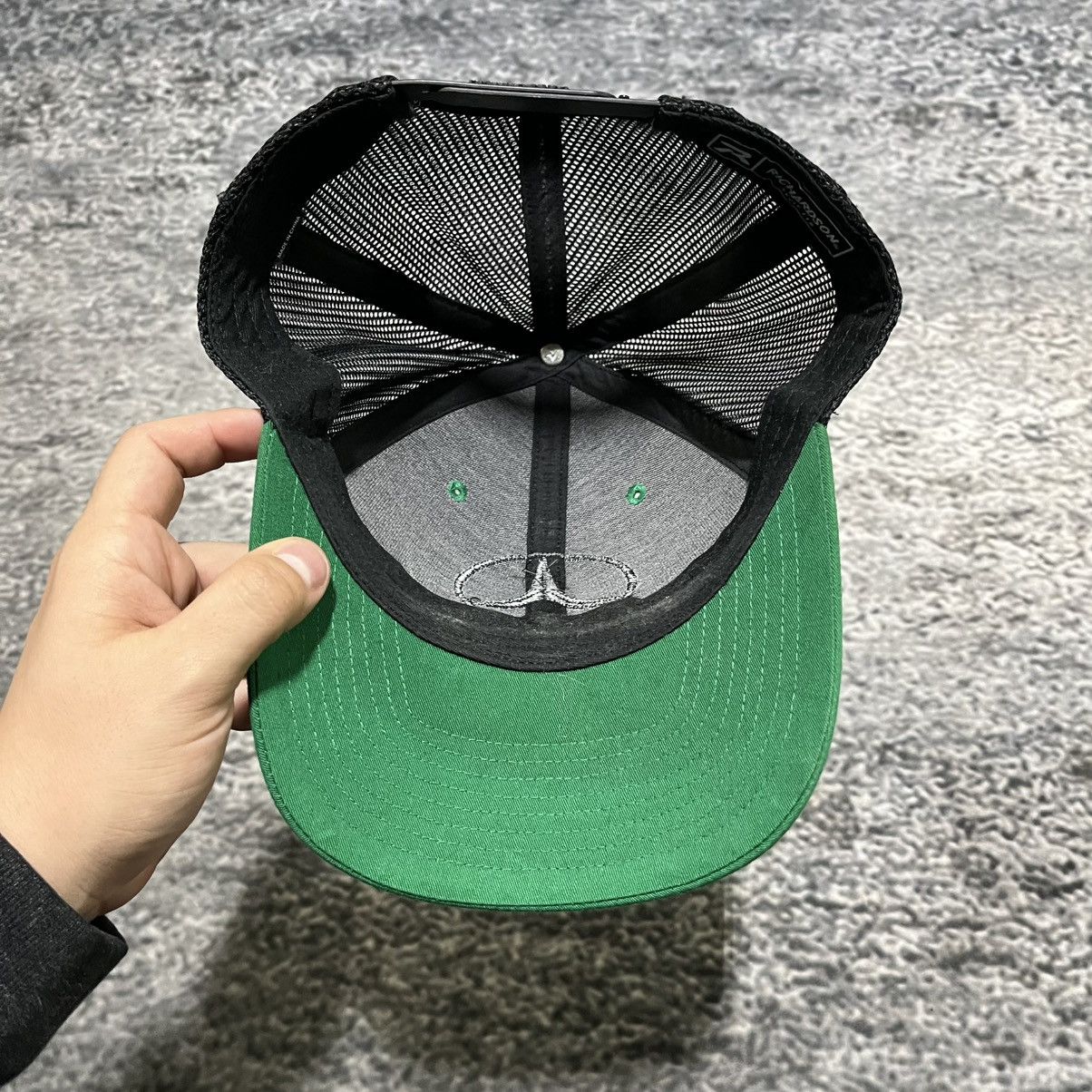 Mercedes-Benz Mercedes Benz Green Black Embroidered Mesh Trucker Hat Size ONE SIZE - 4 Thumbnail