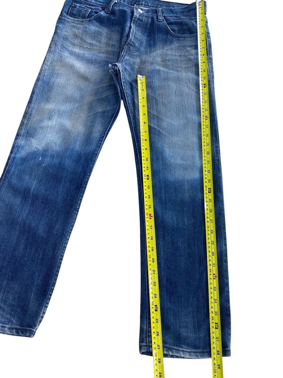 Japanese Brand Japanese Brand Mud Wash Whiskered Style Straight Leg Jeans Size US 34 / EU 50 - 8 Thumbnail