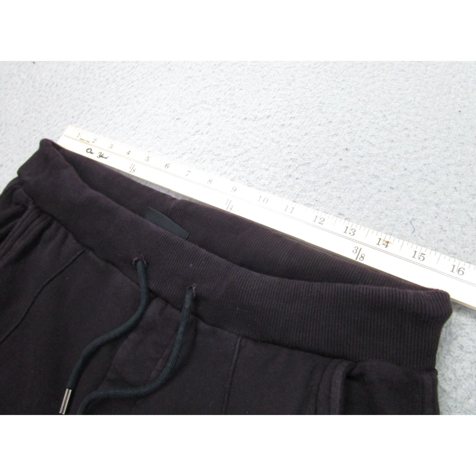 Vintage Mauna-kea Sweatpants Mens Medium Black Red Terry Jogger Pants Adult M Zip Ankles Size US 31 - 7 Thumbnail