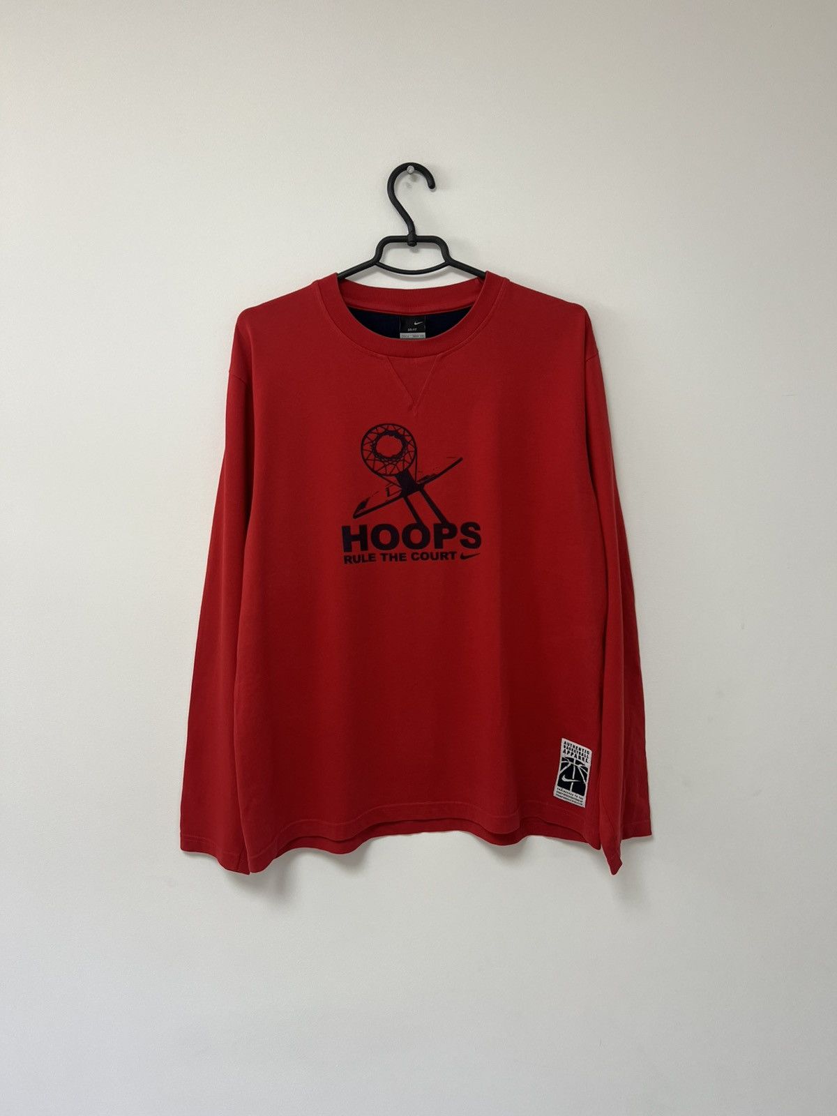 NBA Vintage 90s Nike Basketball Longsleeve Nba Streetball 5 on 5 Size US M / EU 48-50 / 2 - 5 Thumbnail