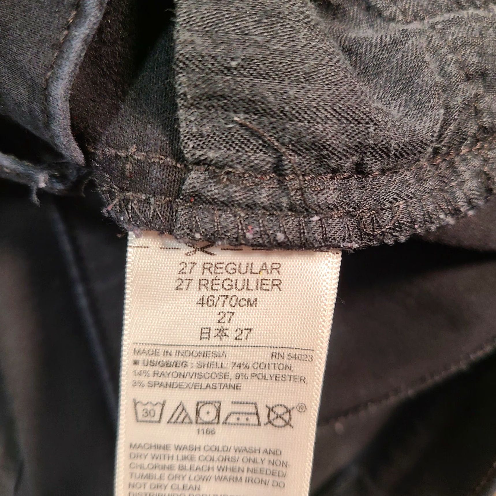Gap Gap Shorts Womens 27R Black Denim Mid Rise Zip Closure 5-Pocket Casual Summer 1969 Brand Gap Mens? Size 27" / US 4 / IT 40 - 4 Thumbnail