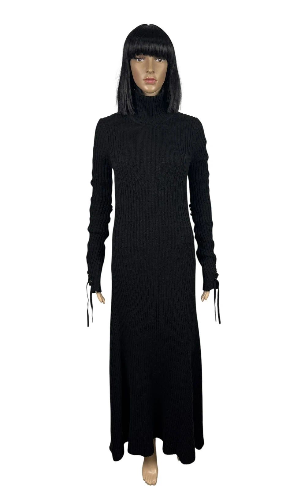 Maje Maje Maxi Dress Knit Turtleneck Wool Blend size 3 Size M / US 6-8 / IT 42-44 - 1 Thumbnail