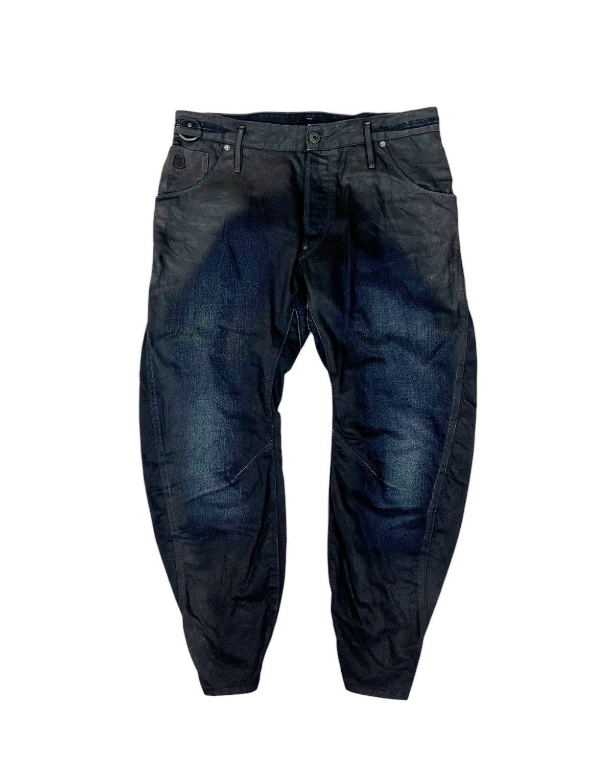 G-Star Gstar Black Wax Loose Tapered Jeans Size US 34 / EU 50 - 1 Thumbnail