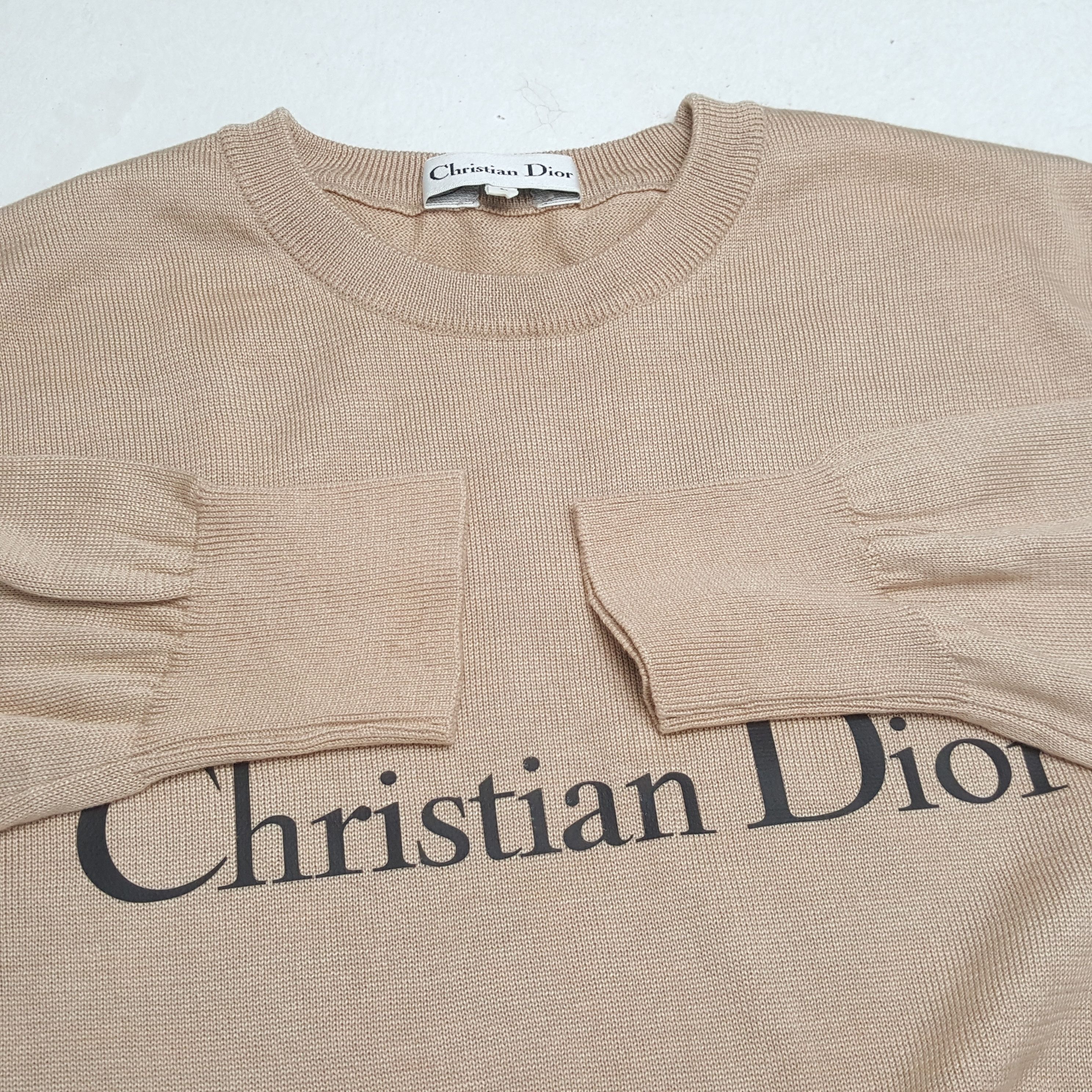 Christian Dior Monsieur × Designer × Vintage CHRISTIAN DIOR Fashion Brand Custom Art Sweatshirt Size S / US 4 / IT 40 - 9 Thumbnail