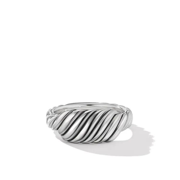 David Yurman o1w1db10526 R17441 Size:9/ Sculpted Ring in Silver Size ONE SIZE - 1 Thumbnail