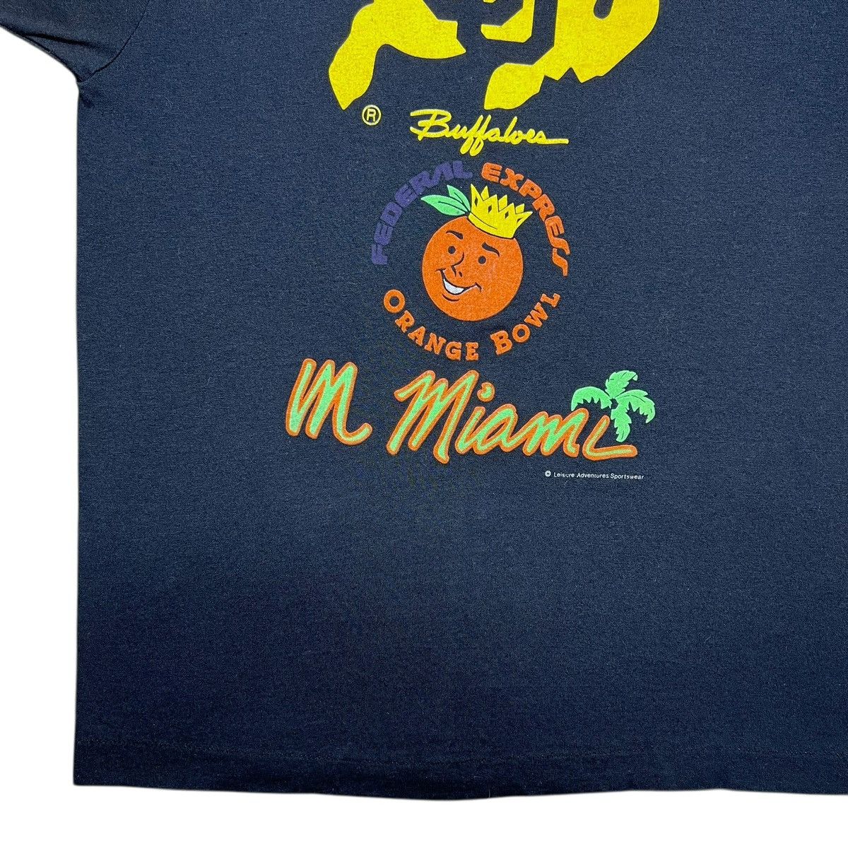 NCAA 1990s NCAA Colorado Buffaloes In Miami Orange Bowl T-Shirt Size US L / EU 52-54 / 3 - 6 Thumbnail