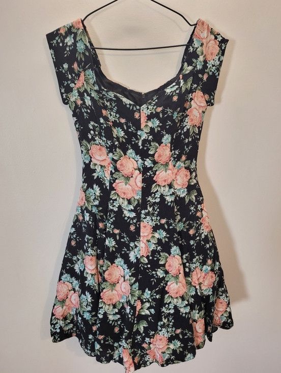 Joseph Ribkoff Joseph Ribkoff Vintage 80s Floral Pink Roses Mini Dress XS Size XS / US 0-2 / IT 36-38 - 2 Thumbnail