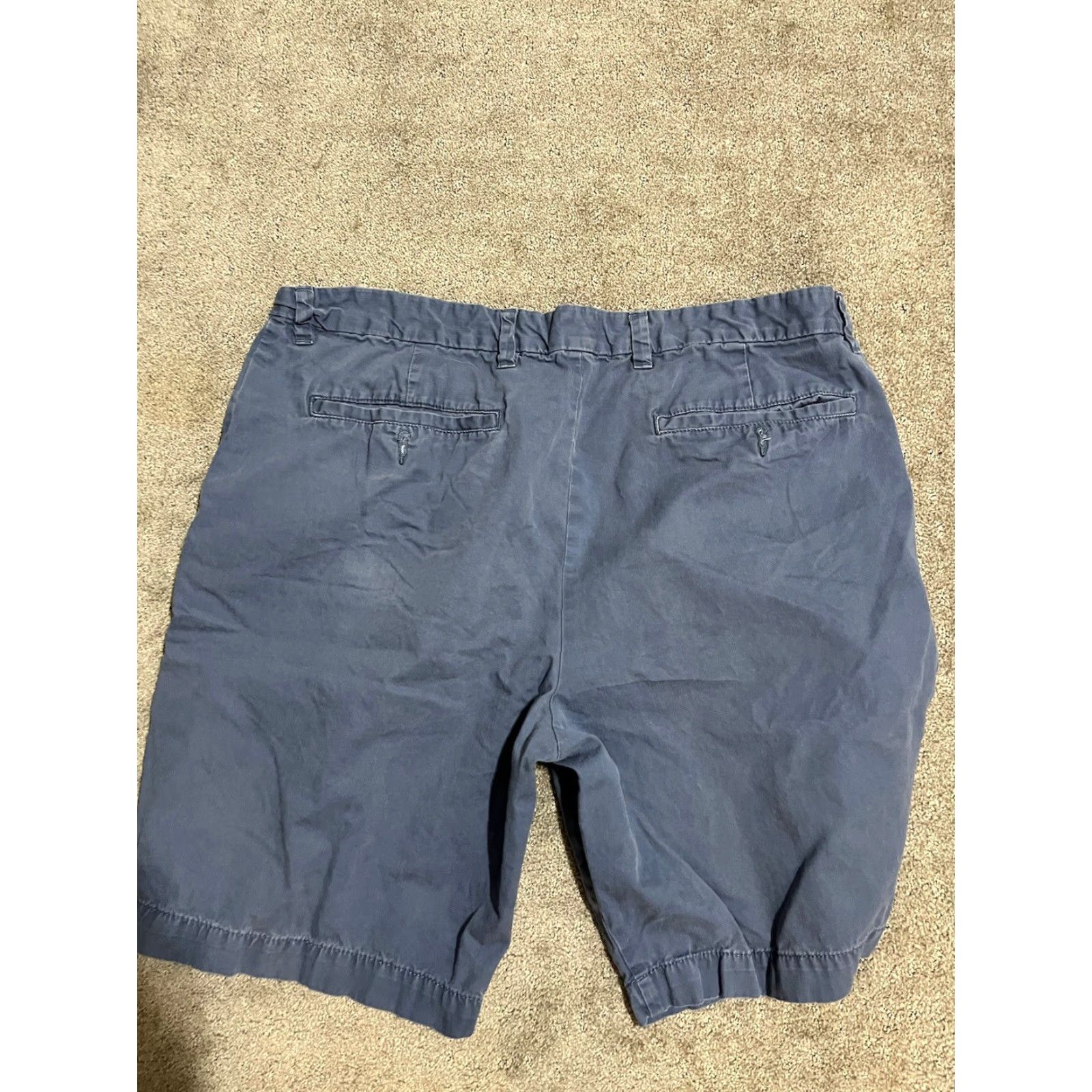 Gap VINTAGE Gap Mens Shorts 40 Blue Flat Front Relaxed Fit Size 40 Chino 90s Mens Size US 40 / EU 56 - 2 Thumbnail