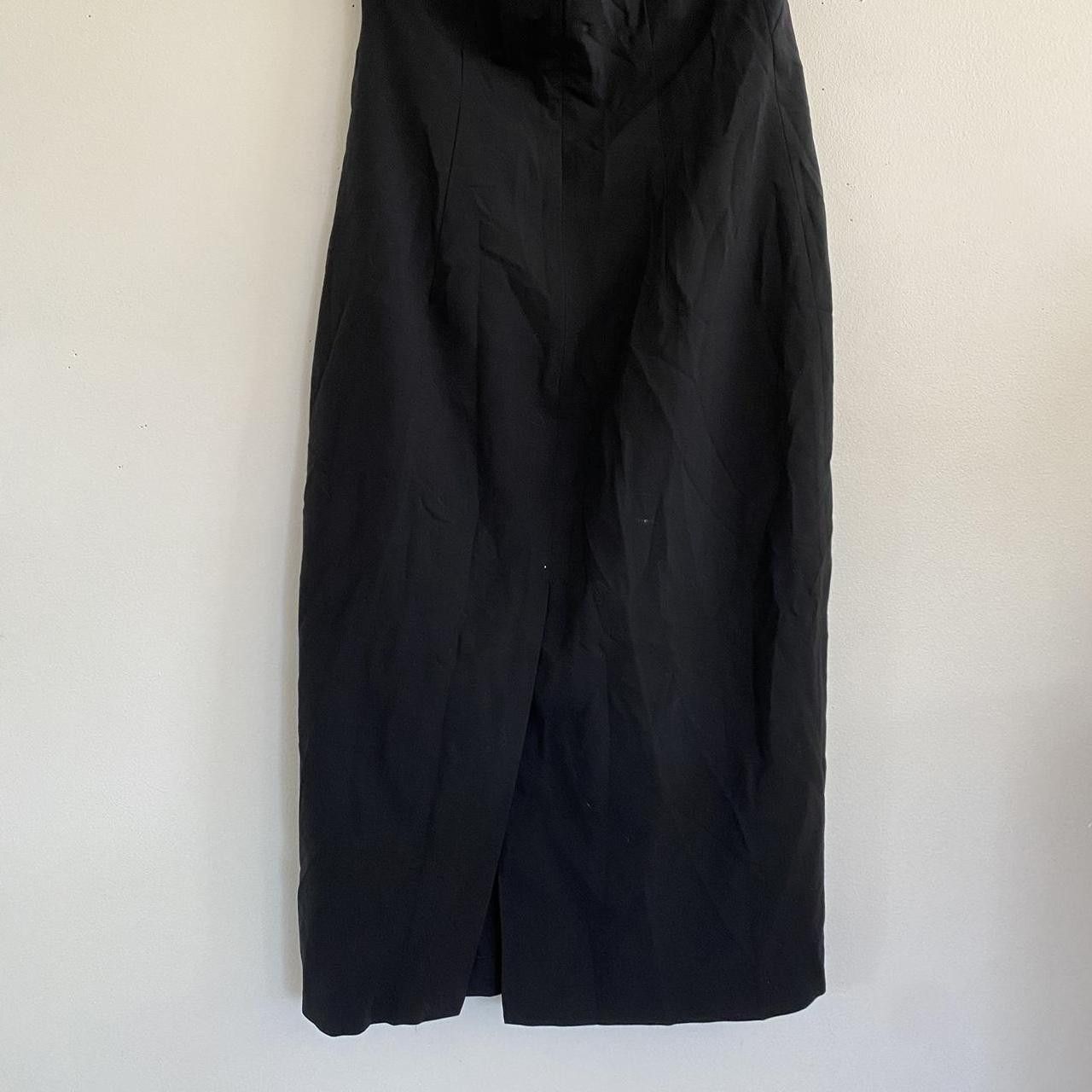 Theory THEORY BLACK STRAPLESS BODY-CON PENCIL DRESS MIDI WOMENS 2 Size XS / US 0-2 / IT 36-38 - 7 Thumbnail