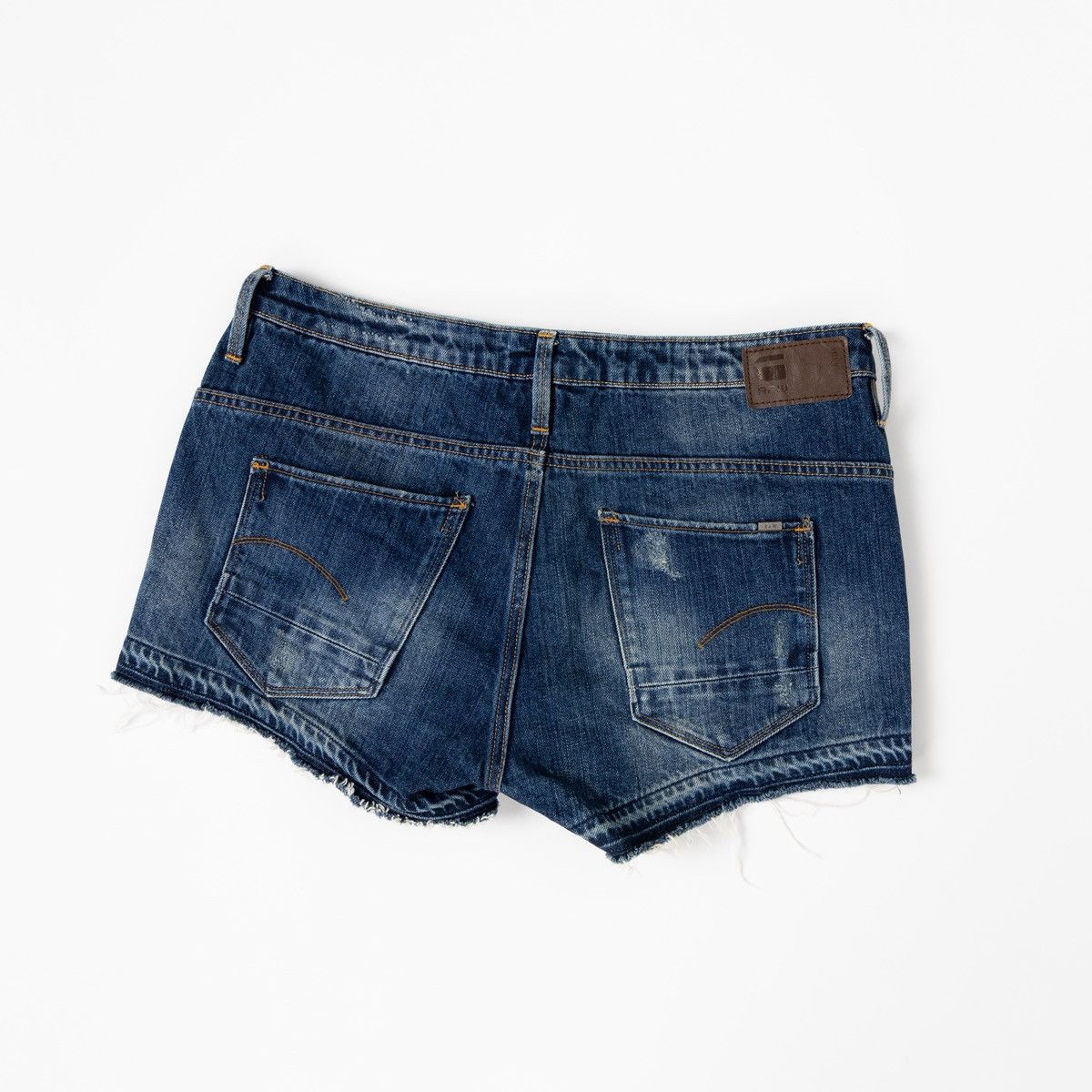 G-Star G-Star Raw Arc Boyfriend Womens Denim Shorts Blue Distressed Size 30" / US 8 / IT 44 - 4 Thumbnail