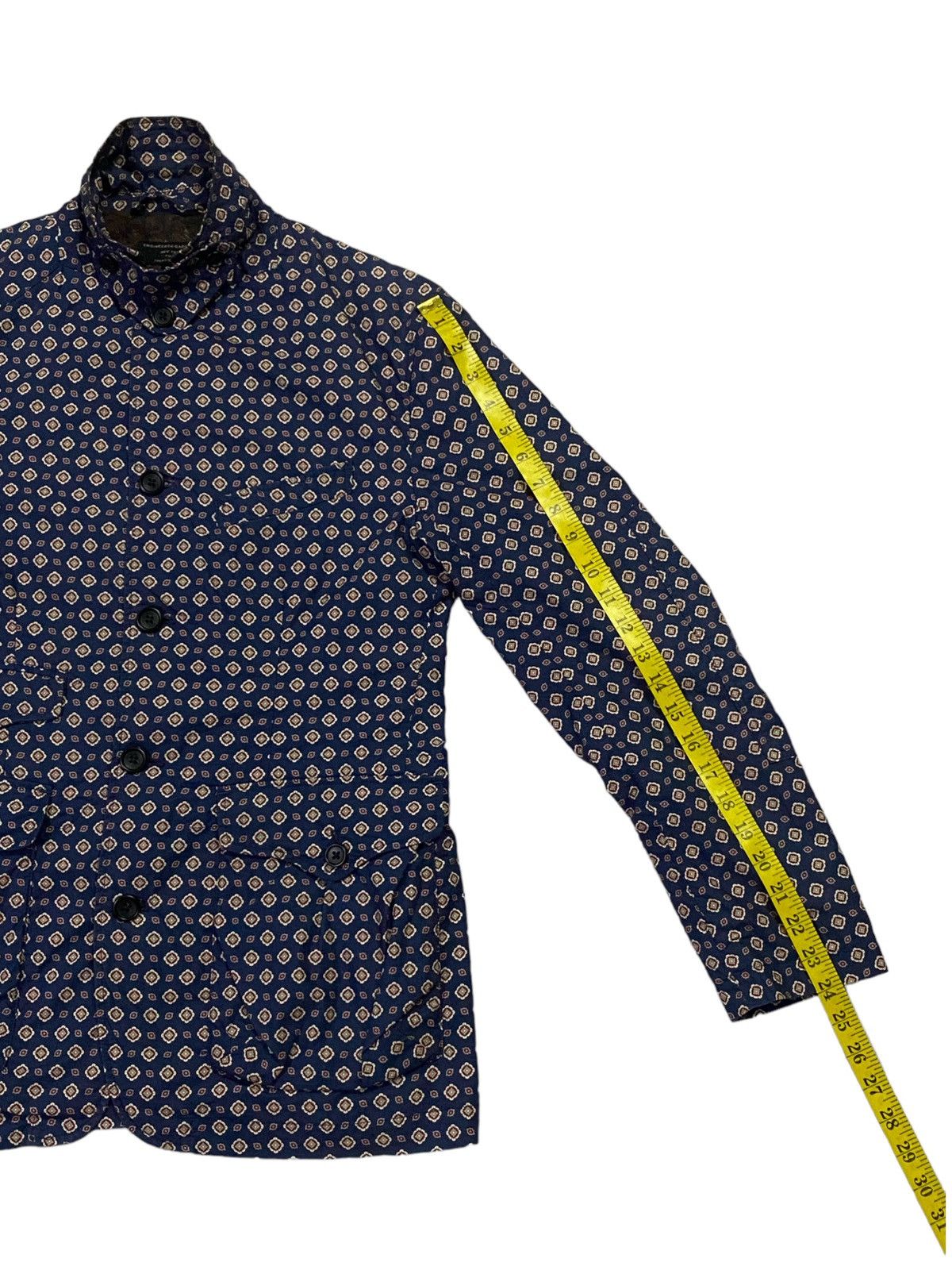 Engineered Garments Engineered Garments Navy Floral Multi-Pocket Jacket/Blazer Size S / US 4 / IT 40 - 7 Thumbnail