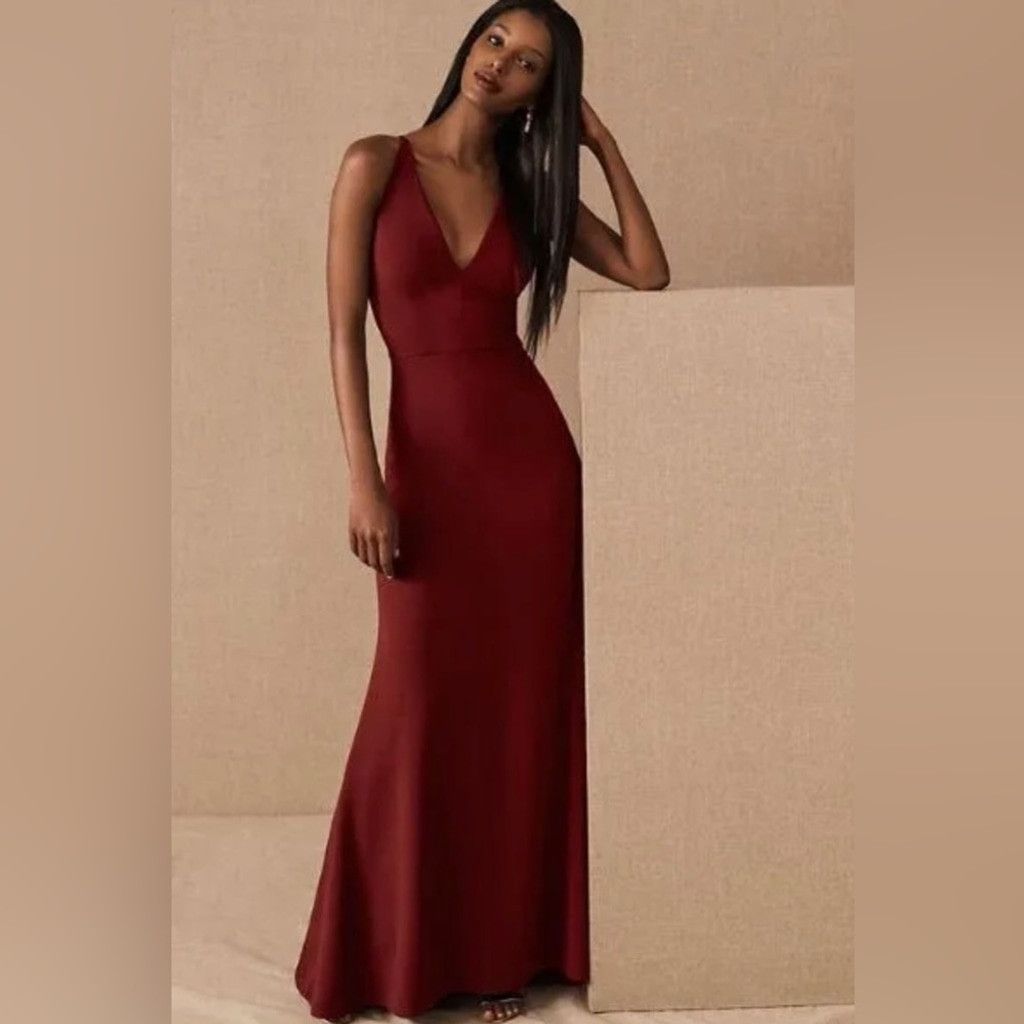 Anthropologie Bhldn Jones V-Neck Crepe Dress Size 0. B18 Size XS / US 0-2 / IT 36-38 - 1 Thumbnail