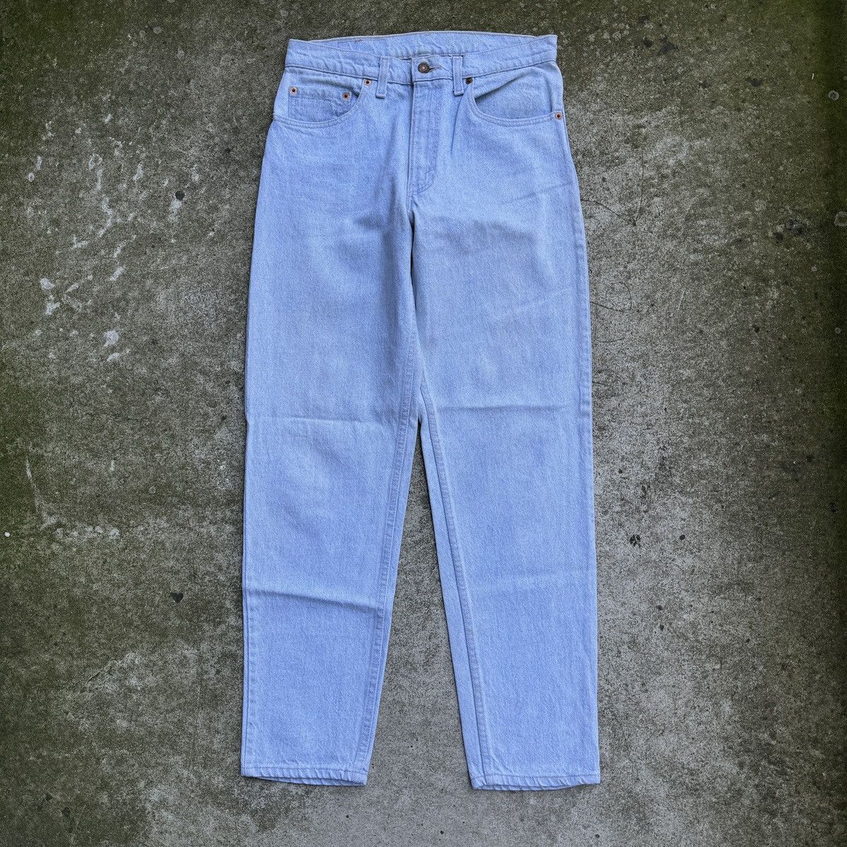 Levi's 90s Levi's 550 Light Wash Baggy Jeans ERD Grunge Chrome Size US 30 / EU 46 - 2 Thumbnail