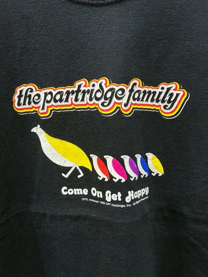 Vintage Vintage 1998 The Partridge Family tshirt size L Size US L / EU 52-54 / 3 - 3 Thumbnail