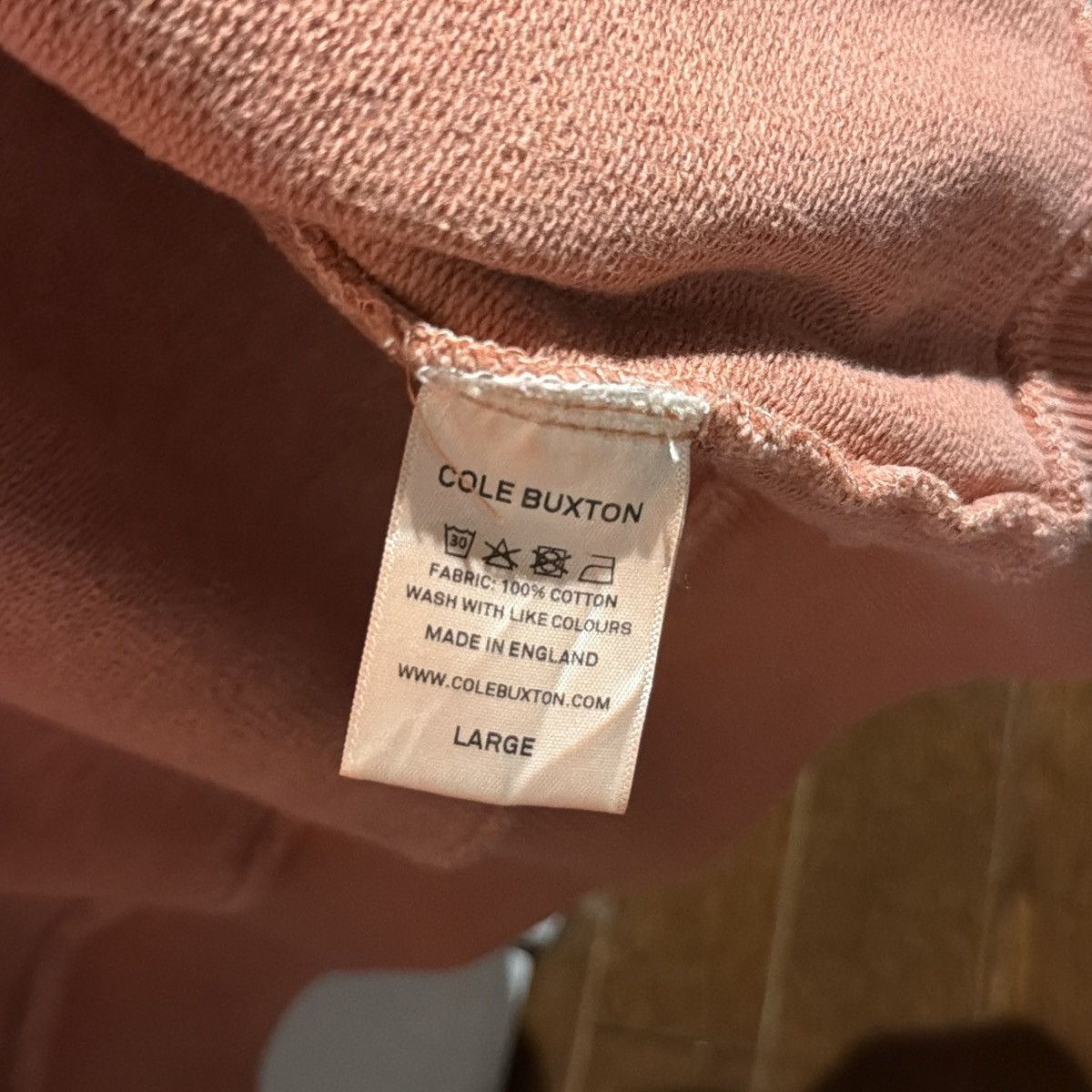 Cole Buxton Cole Buxton Warm Up Coral Zip-Up Hoodie (OG) Size US L / EU 52-54 / 3 - 3 Thumbnail