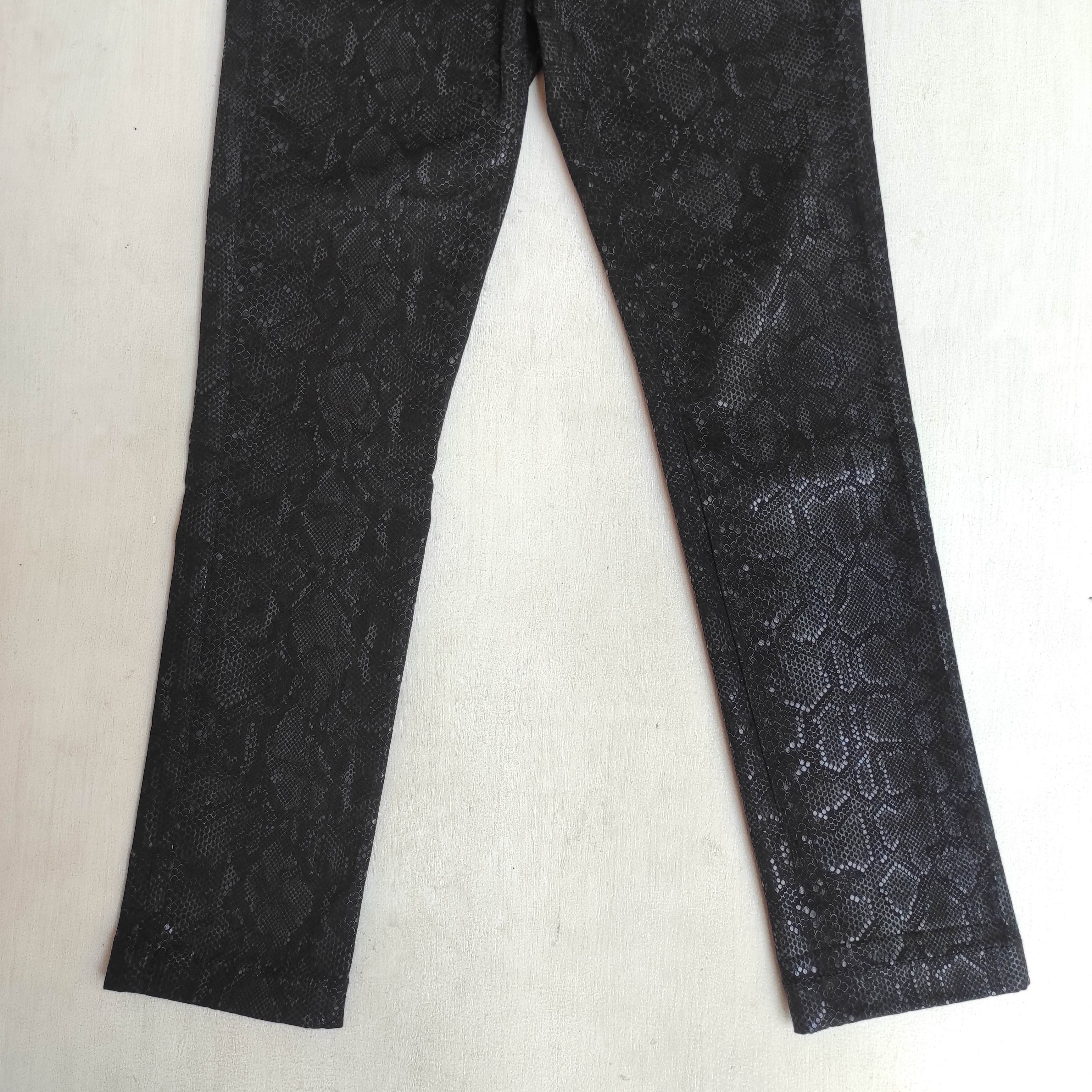 Escada Escada Python Pants Black Snake Print Sexy Designer Size 30" / US 8 / IT 44 - 3 Thumbnail