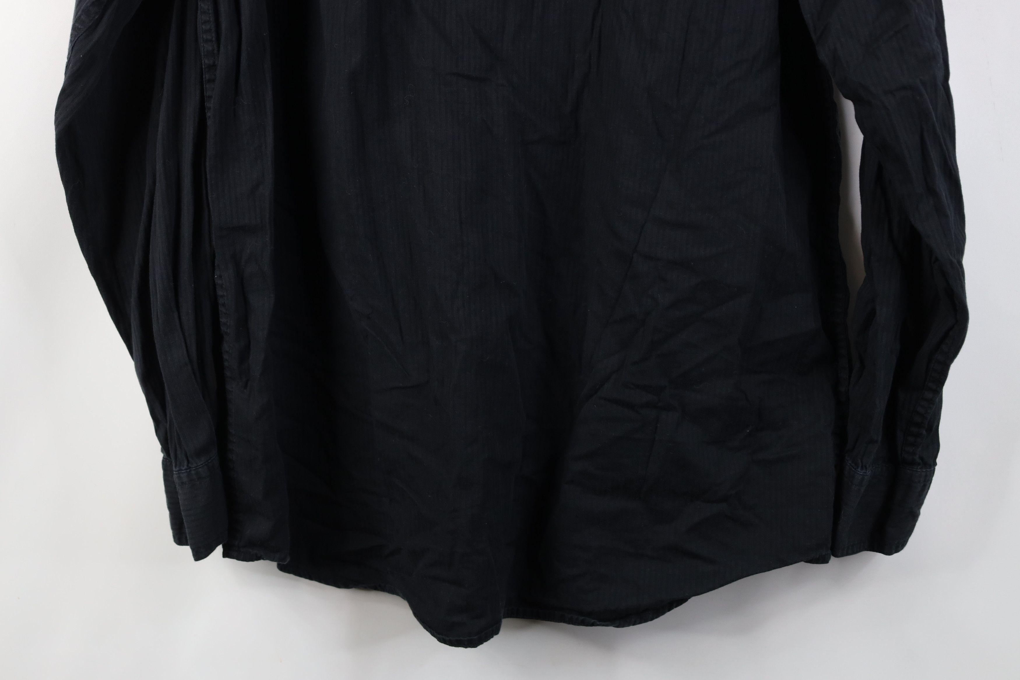 Harley Davidson Vintage Harley Davidson Spell Out Striped Button Shirt Black Size US M / EU 48-50 / 2 - 13 Thumbnail