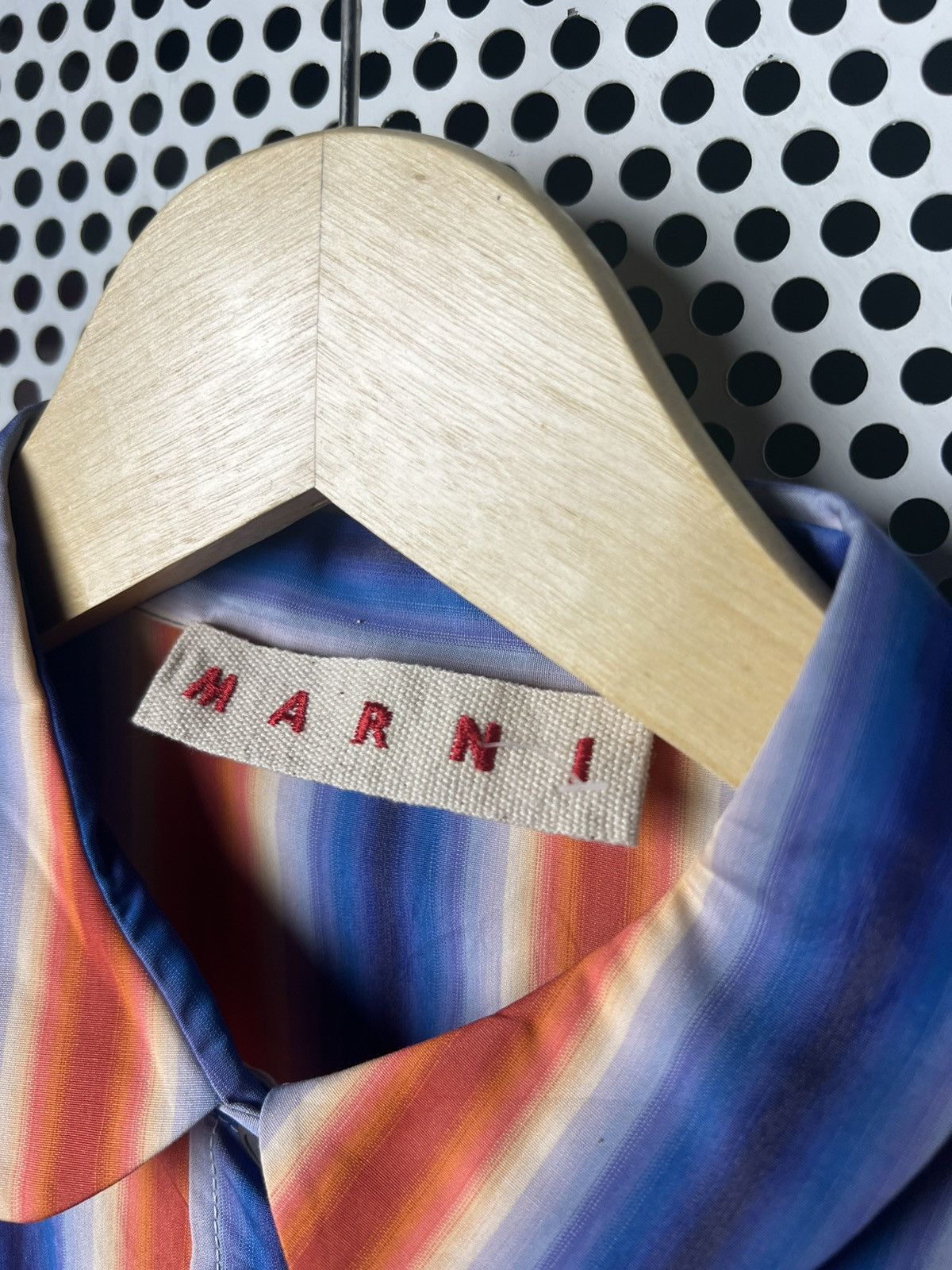 Marni Marni Gradient Striped Shirt Size US M / EU 48-50 / 2 - 5 Thumbnail