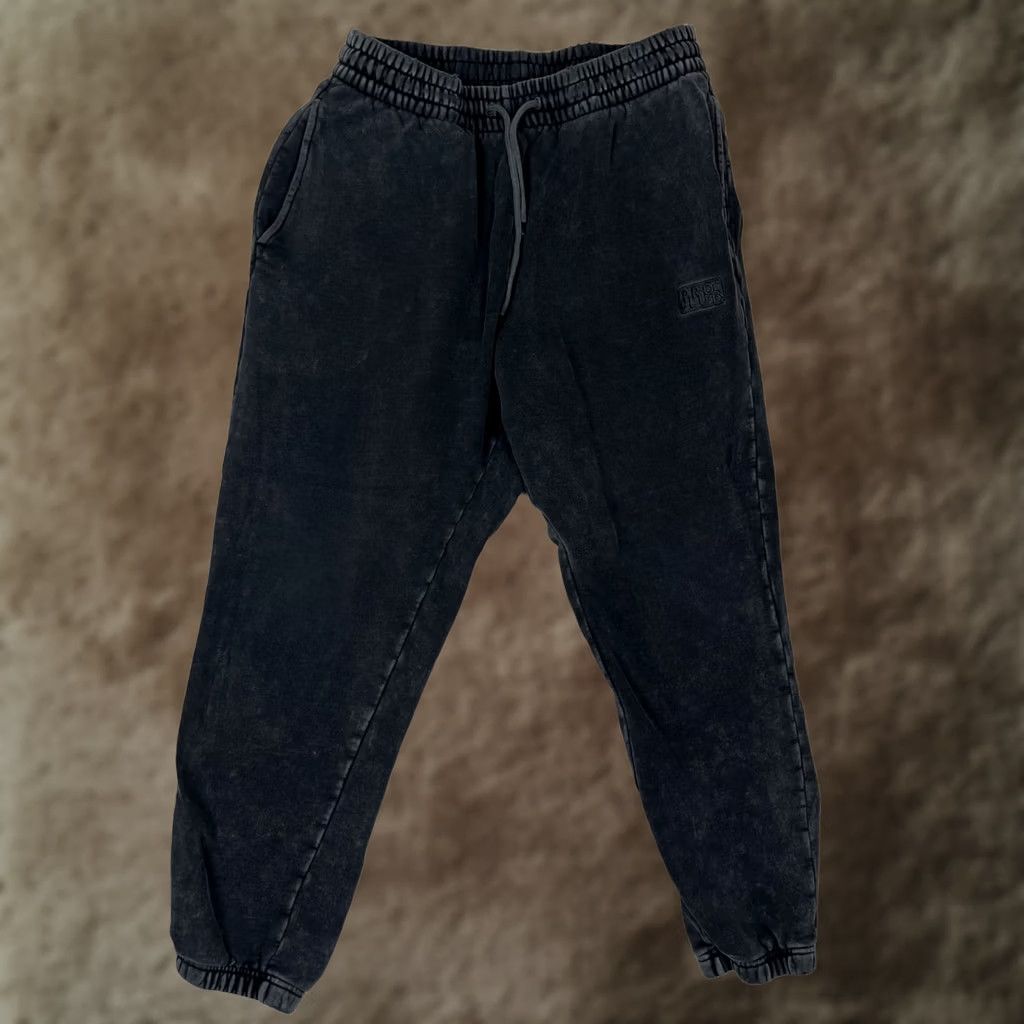Vintage Pro Club Sweatpants Women's Large Charcoal Dark Gray Cargo Adjustable Comfort Size 36" / US 14 / IT 50 - 1 Thumbnail