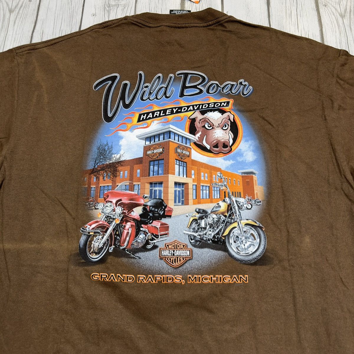 Harley Davidson × Vintage Vintage Harley Davidson tee Size US XL / EU 56 / 4 - 4 Thumbnail