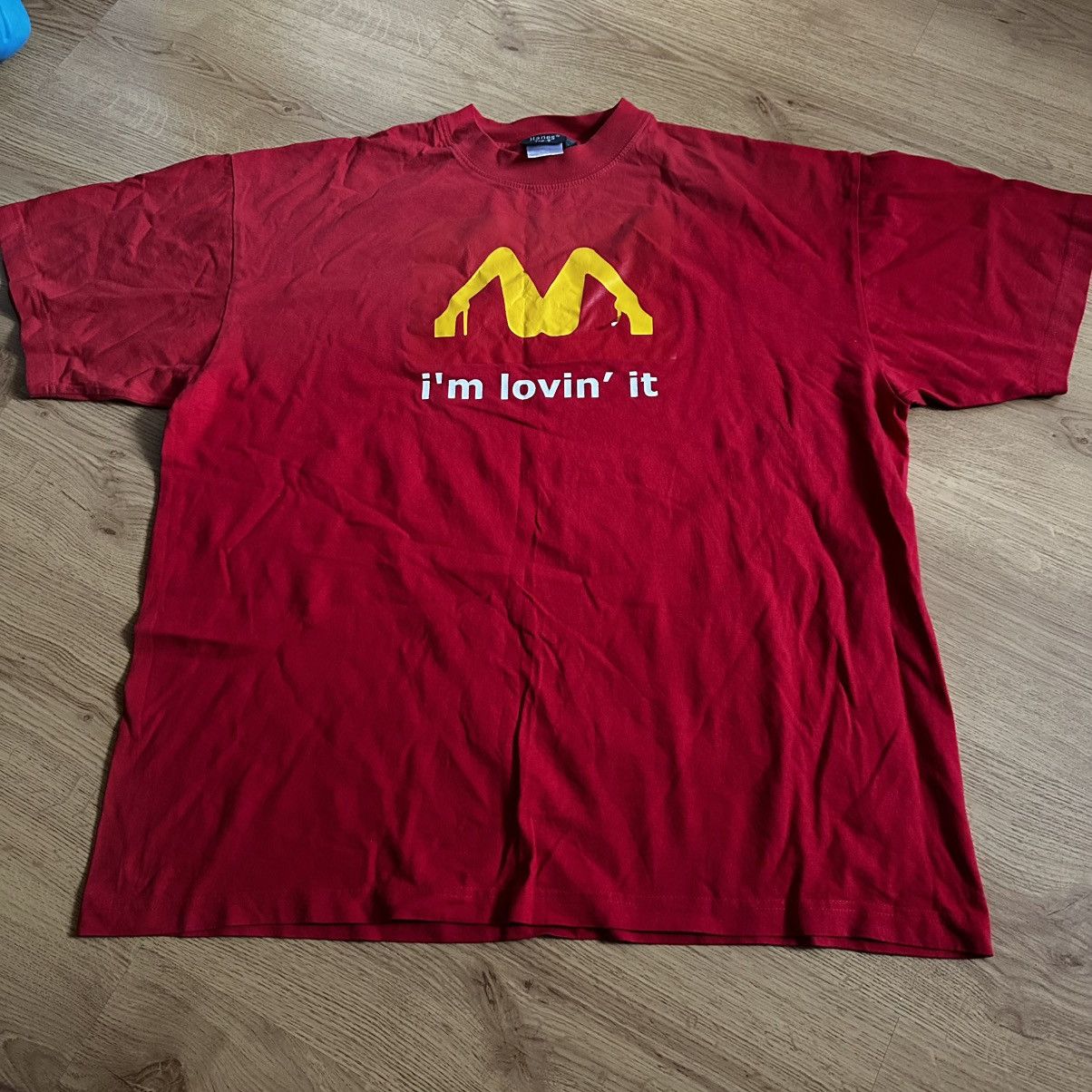 Hanes × Vintage Vintage Y2K McDonald's I'm Loving It Sexy Girl Pussy Size US XL / EU 56 / 4 - 1 Thumbnail